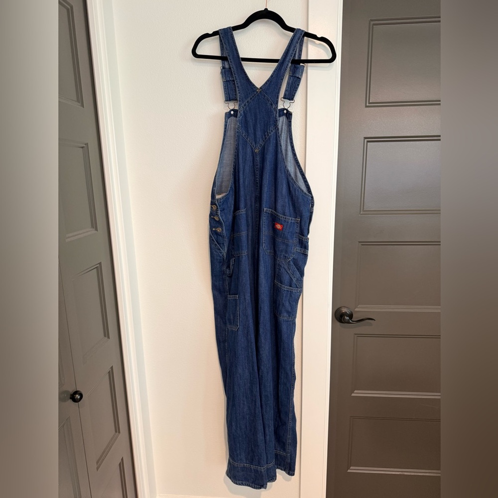 Dickies Blue Denim Overalls - Picture 6 of 9
